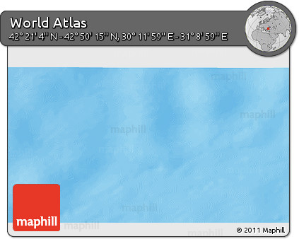 Physical 3D Map of the Area around 42° 35' 40" N, 30° 40' 29" E