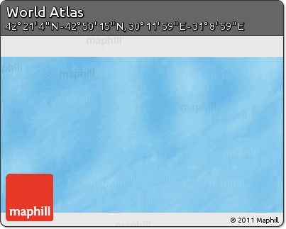 Physical 3D Map of the Area around 42° 35' 40" N, 30° 40' 29" E