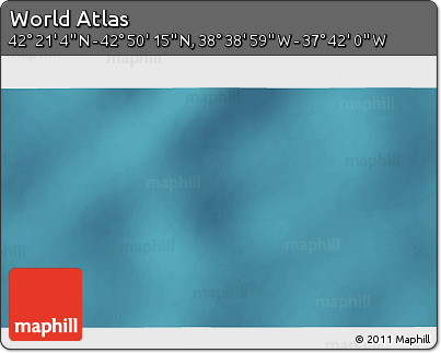 Satellite 3D Map of the Area around 42° 35' 40" N, 38° 10' 29" W