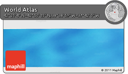 Physical Panoramic Map of the Area around 42° 35' 40" N, 38° 10' 29" W