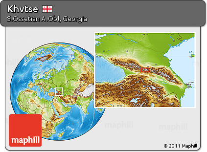 Physical Location Map of Khvtse