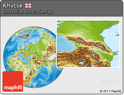 Physical Location Map of Khvtse