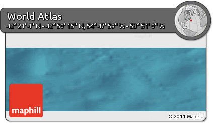 Satellite Panoramic Map of the Area around 42° 35' 40" N, 54° 19' 30" W