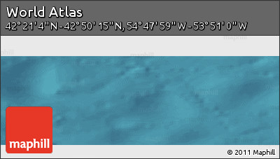 Satellite Panoramic Map of the Area around 42° 35' 40" N, 54° 19' 30" W