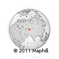 Outline Map of the Area around 42° 35' 40" N, 64° 40' 30" E, rectangular outline