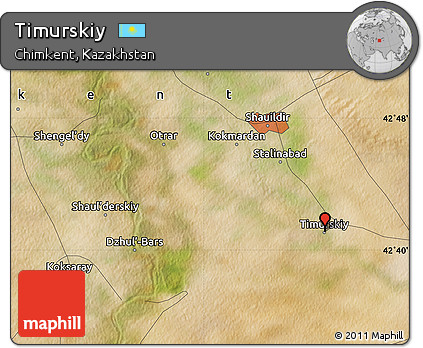 Satellite Map of Timurskiy