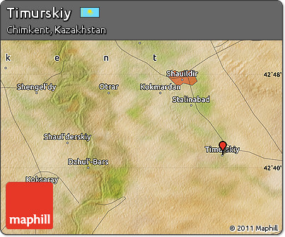 Satellite Map of Timurskiy