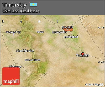 Satellite Map of Timurskiy