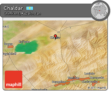 Satellite 3D Map of Chaldar