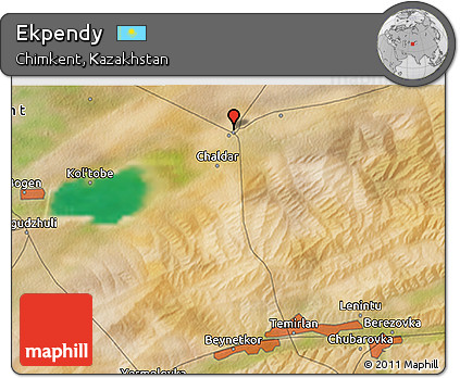 Satellite 3D Map of Ekpendy