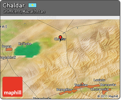 Satellite 3D Map of Chaldar