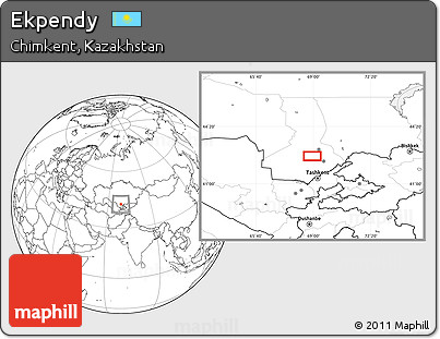 Blank Location Map of Ekpendy