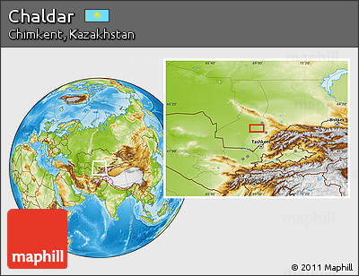 Physical Location Map of Chaldar