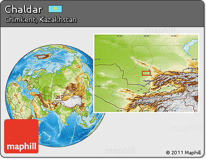Physical Location Map of Chaldar