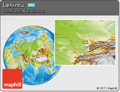 Physical Location Map of Lenintu