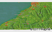 Satellite 3D Map of the area around 42° 35' 40" N, 78° 58' 29" W