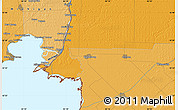 Political Map of the area around 42° 35' 40" N, 82° 22' 30" W