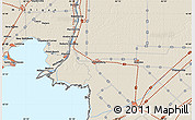 Shaded Relief Map of the area around 42° 35' 40" N, 82° 22' 30" W