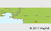 Physical Panoramic Map of Lottivue