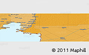 Political Panoramic Map of the area around 42° 35' 40" N, 82° 22' 30" W