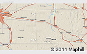 Shaded Relief 3D Map of Howell