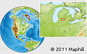 Physical Location Map of Holt