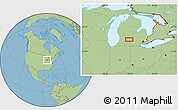 Savanna Style Location Map of Holt