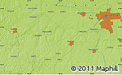 Physical Map of Duck Lake