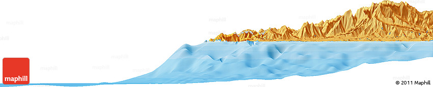 Political Horizon Map of the Area around 42° 35' 40" N, 8° 34' 29" E
