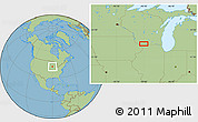 Savanna Style Location Map of Belmont