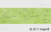 Physical Panoramic Map of Belmont