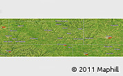 Satellite Panoramic Map of Belmont