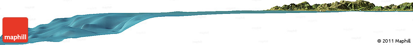 Satellite Horizon Map of the Area around 42° 35' 40" N, 9° 16' 30" W