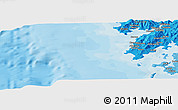 Political Panoramic Map of the area around 42° 35' 40" N, 9° 16' 30" W