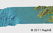 Satellite Panoramic Map of Santa Eugenia