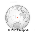 Outline Map of the Area around 42° 18' 13" S, 102° 4' 29" E, rectangular outline