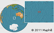 Satellite Location Map of the area around 42° 18' 13" S, 107° 10' 30" E