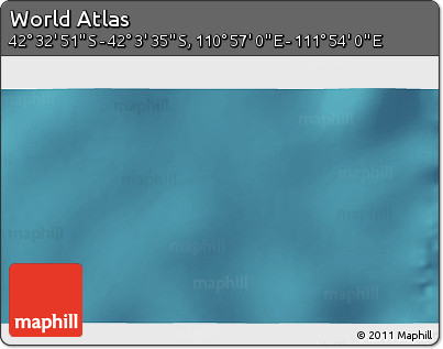 Satellite 3D Map of the Area around 42° 18' 13" S, 111° 25' 30" E