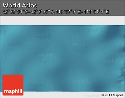 Satellite 3D Map of the Area around 42° 18' 13" S, 111° 25' 30" E