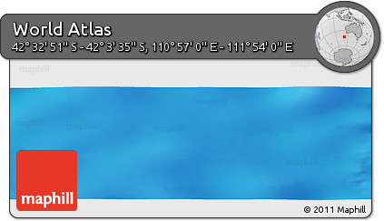 Physical Panoramic Map of the Area around 42° 18' 13" S, 111° 25' 30" E