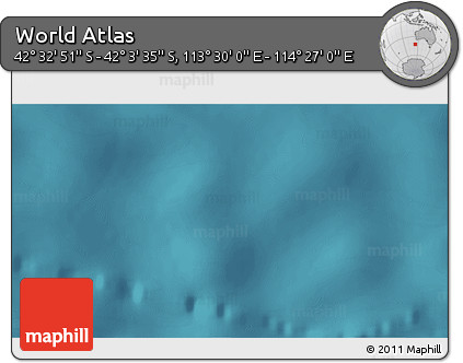 Satellite 3D Map of the Area around 42° 18' 13" S, 113° 58' 29" E