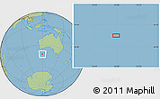 Savanna Style Location Map of the area around 42° 18' 13" S, 119° 55' 30" E