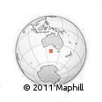 Outline Map of the Area around 42° 18' 13" S, 130° 7' 30" E, rectangular outline