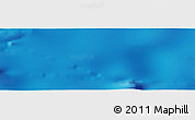 Shaded Relief Panoramic Map of the area around 42° 18' 13" S, 155° 28' 29" W