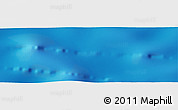 Physical Panoramic Map of the area around 42° 18' 13" S, 157° 10' 30" W