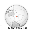 Outline Map of the Area around 42° 18' 13" S, 165° 49' 29" E, rectangular outline
