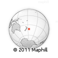 Outline Map of the Area around 42° 18' 13" S, 175° 52' 30" W, rectangular outline