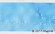 Physical 3D Map of the area around 42° 18' 13" S, 177° 34' 29" W