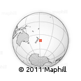 Outline Map of the Area around 42° 18' 13" S, 177° 34' 29" W, rectangular outline