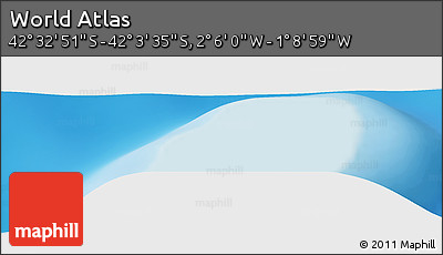 Physical Panoramic Map of the Area around 42° 18' 13" S, 1° 37' 30" W